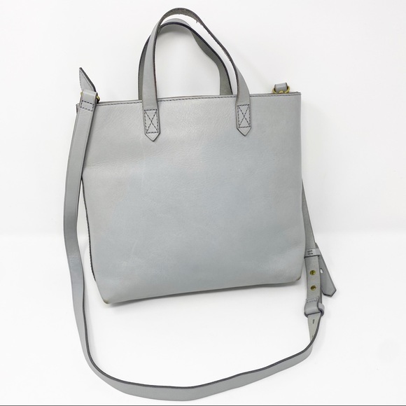 Madewell Handbags - Madewell Transport Baby Blue Leather Crossbody